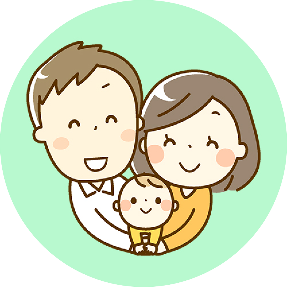 家族のイラスト